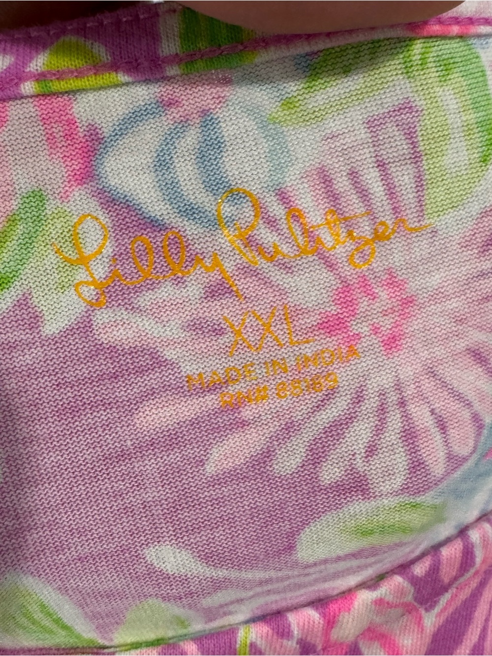 Lilly Pulitzer Jodie Pink Floral Tiered Short Sleeve swing Dress xxl - Picture 3 of 6